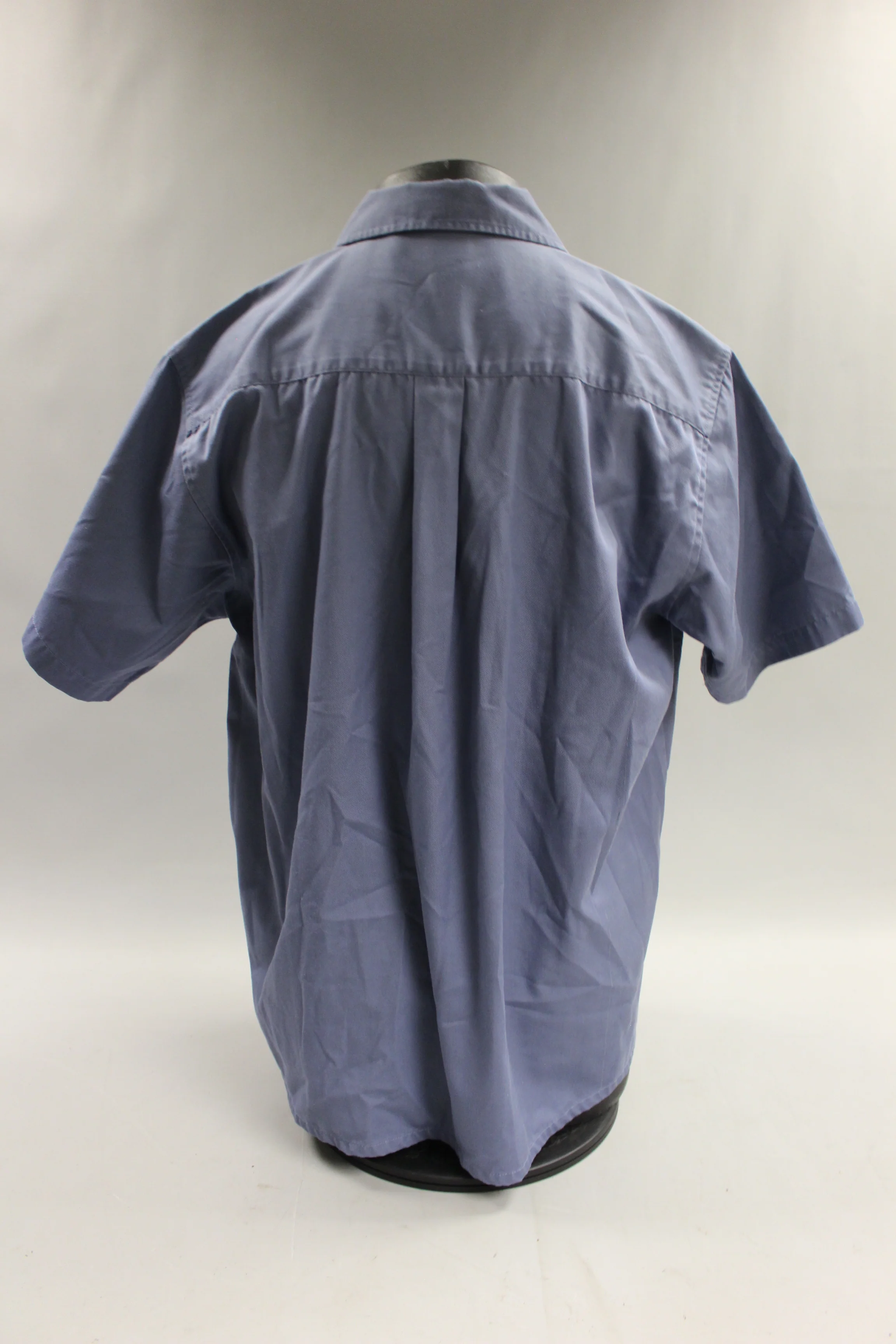 Work Ethic By Haband Men's Button Up Work Shirt Size L -Blue -Used - Image 2