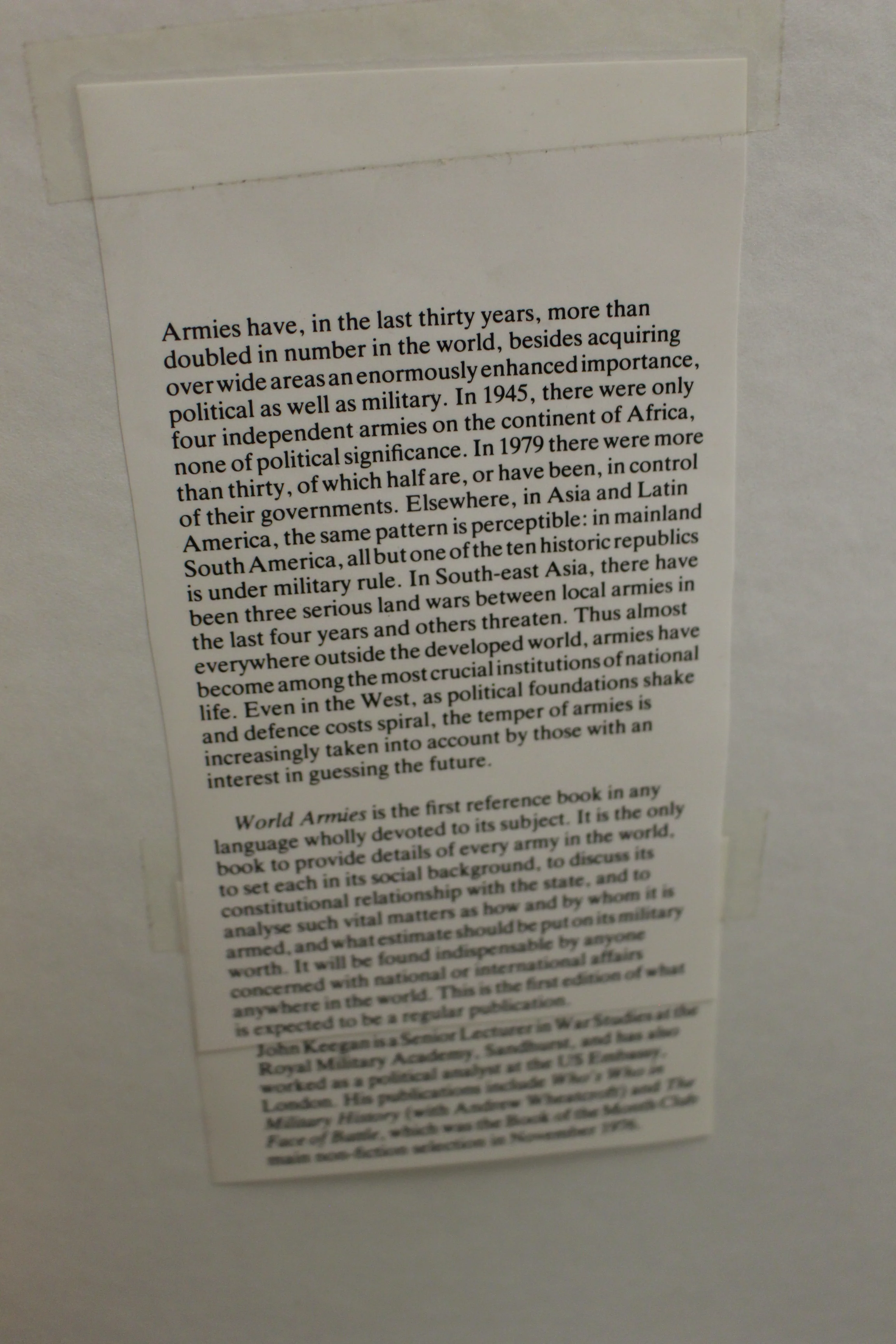 World Armies by John Keegan - Royal Military Academy, Sandhurst, UK - Image 4
