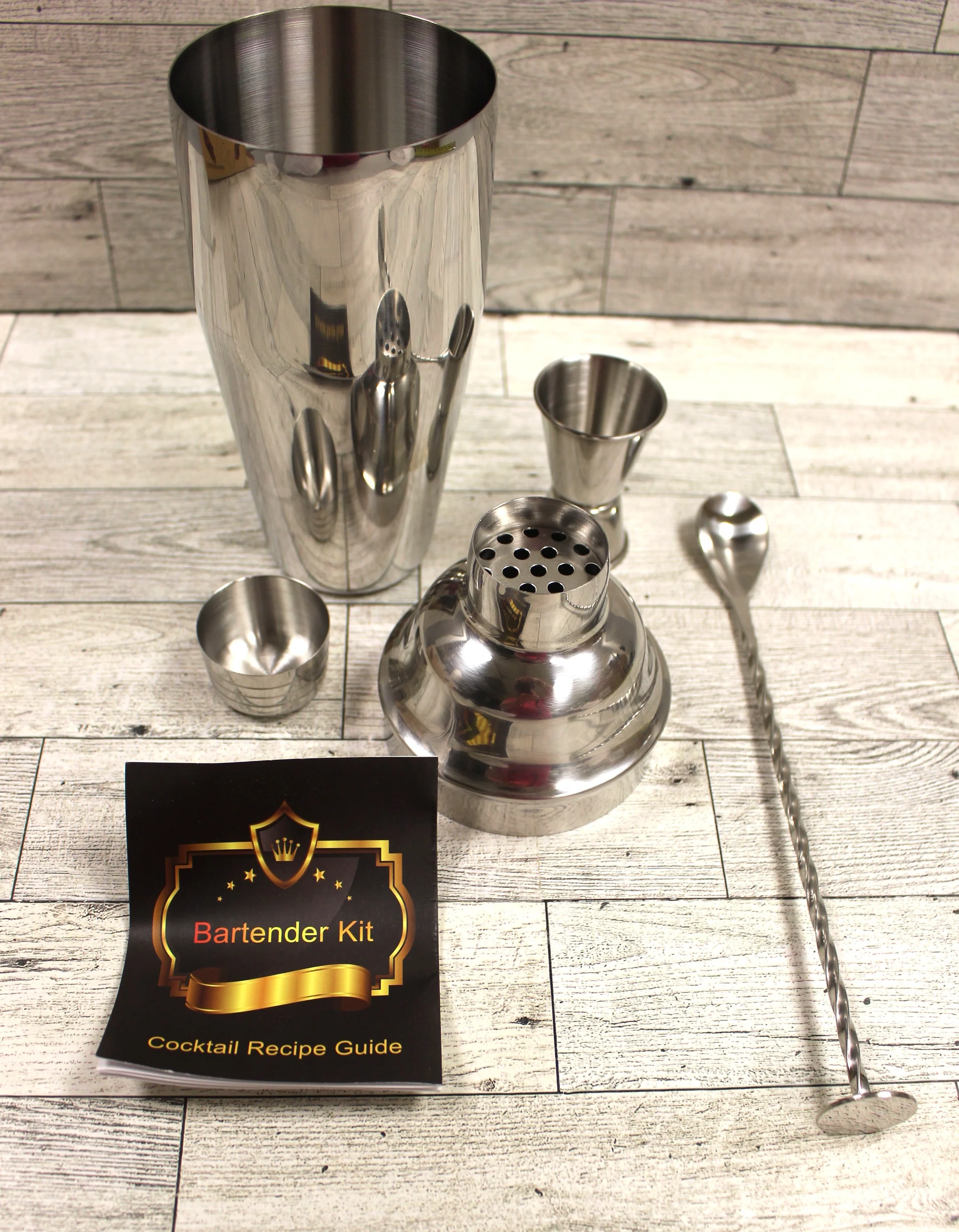 WPHUAW Bartender/Cocktail Kit - Stainless Steel - New