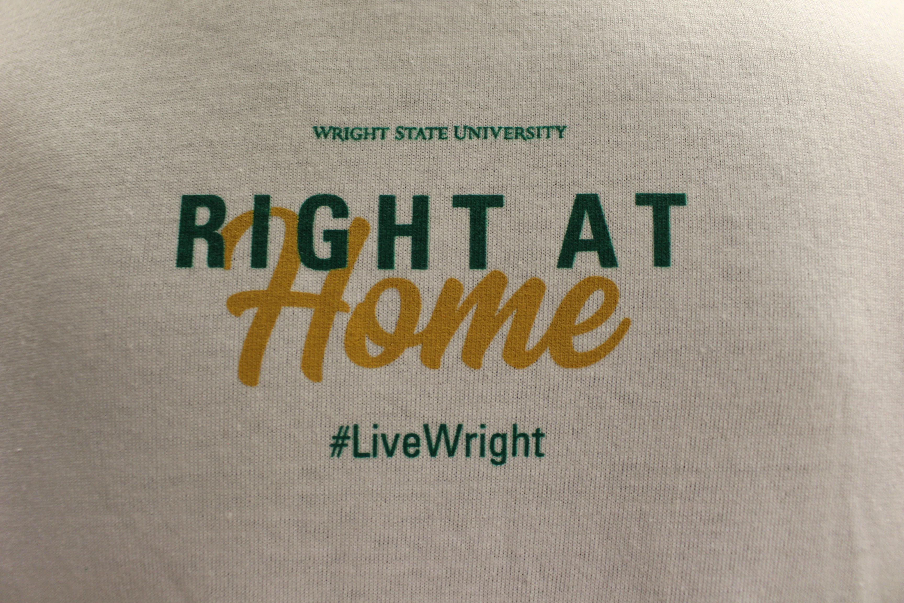 Wright State University WSU Right At Home T-Shirt - Small - NWOT - Image 2