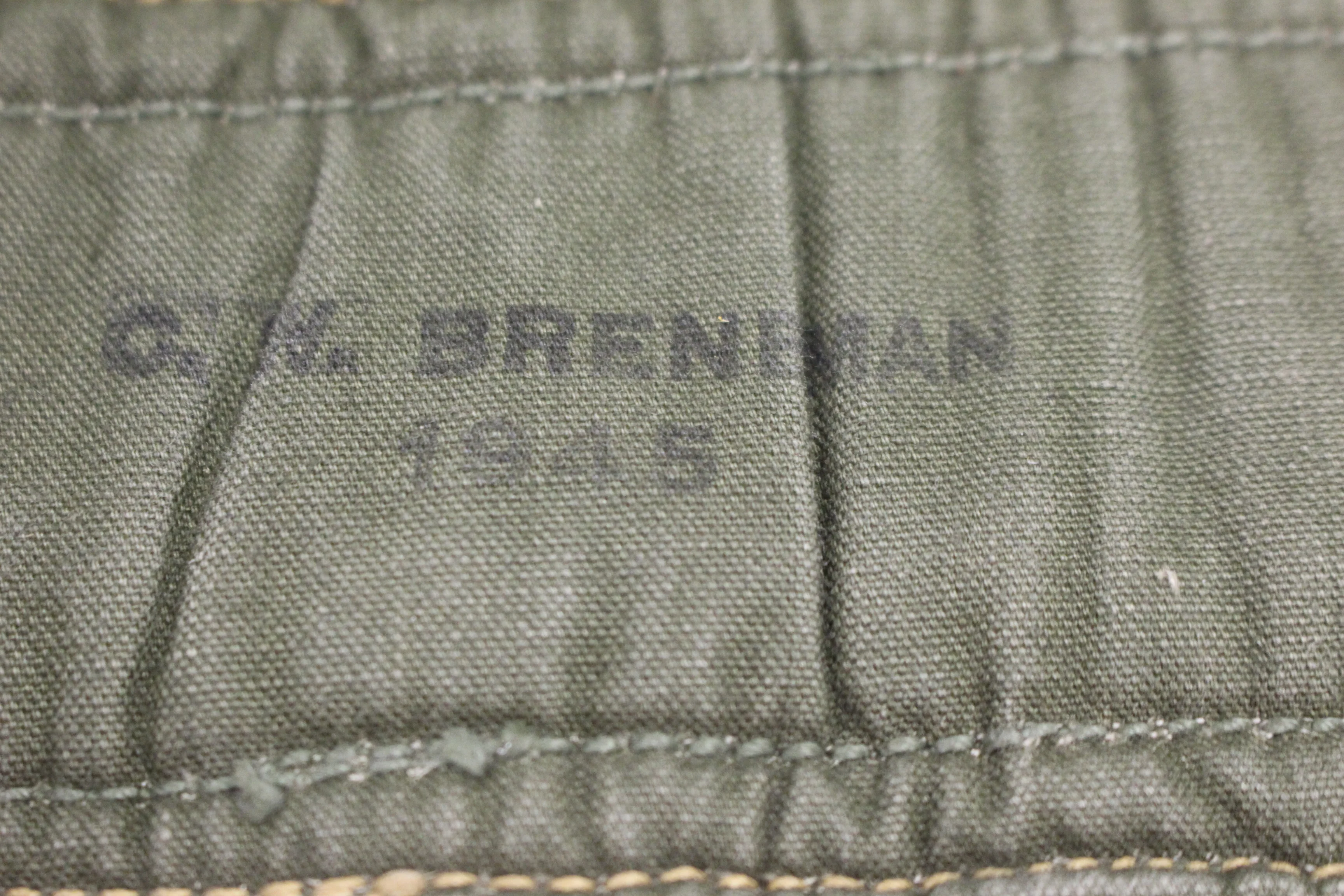 WWII 1945 C.W. Breneman Equipment Shoulder Pads - Set of 2 - Used - Image 3