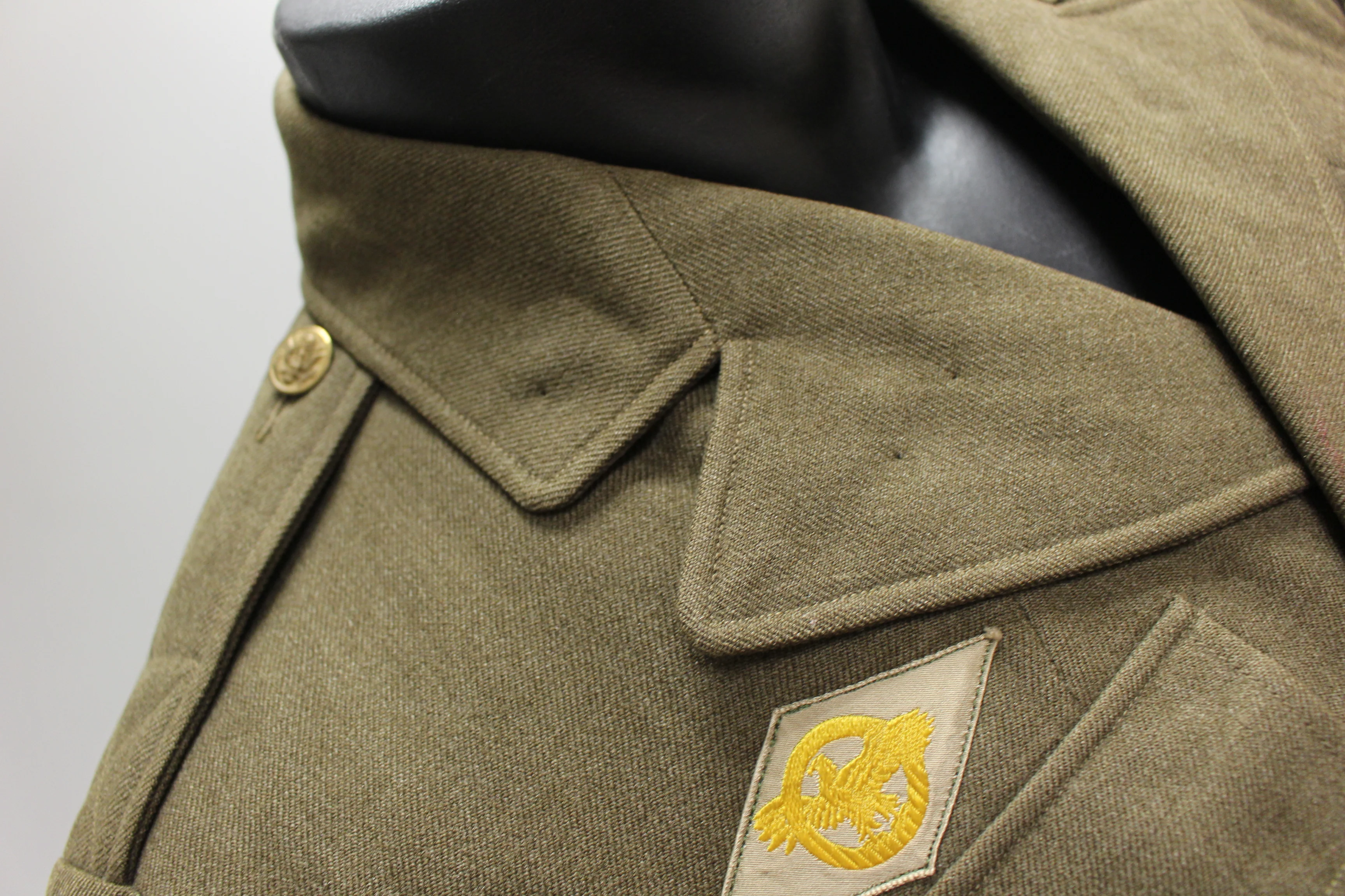 WWII US Army Enlisted Dress Coat Jacket - Used - Image 4