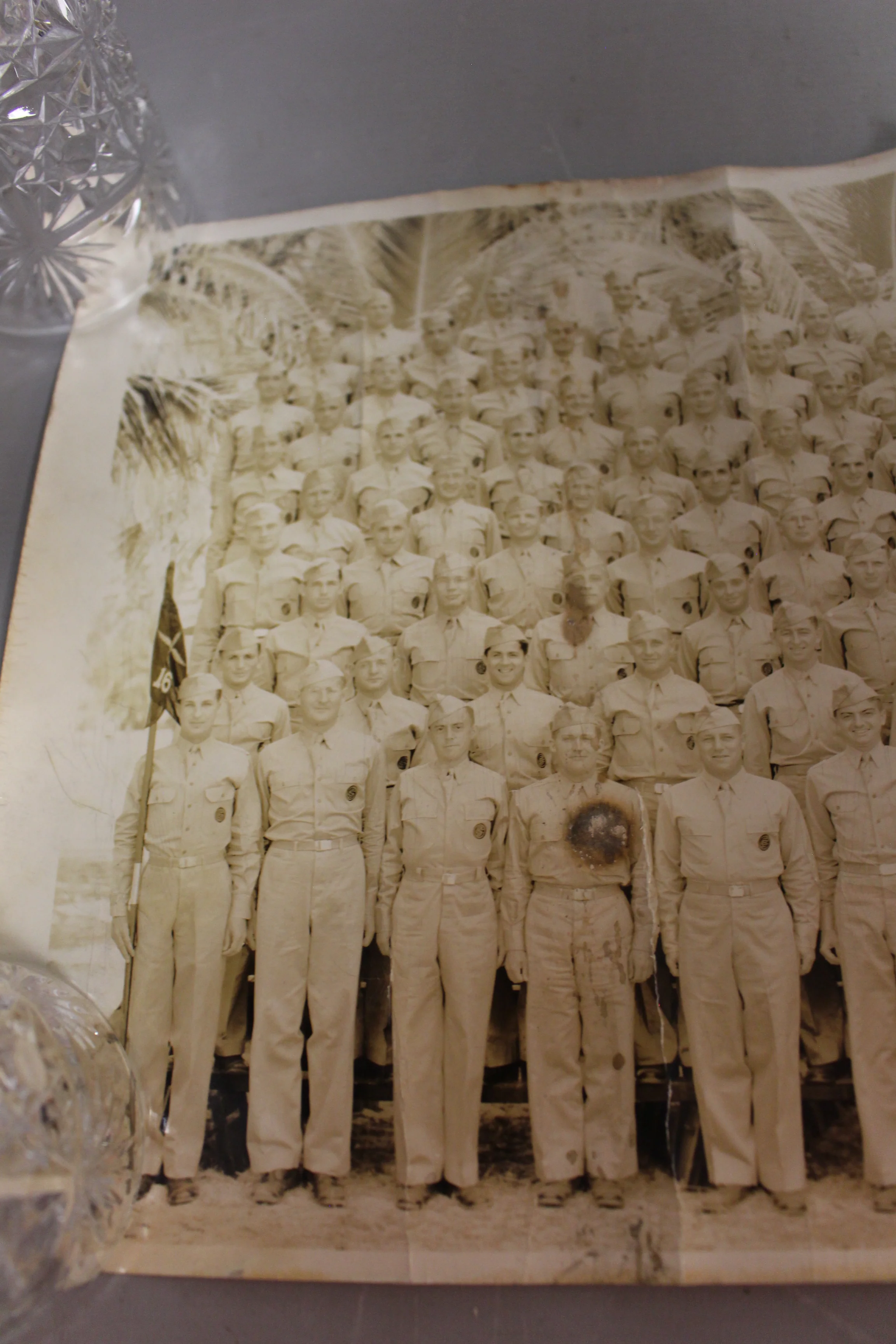 WWII US Army Panoramic Group Photograph Picture - Image 2