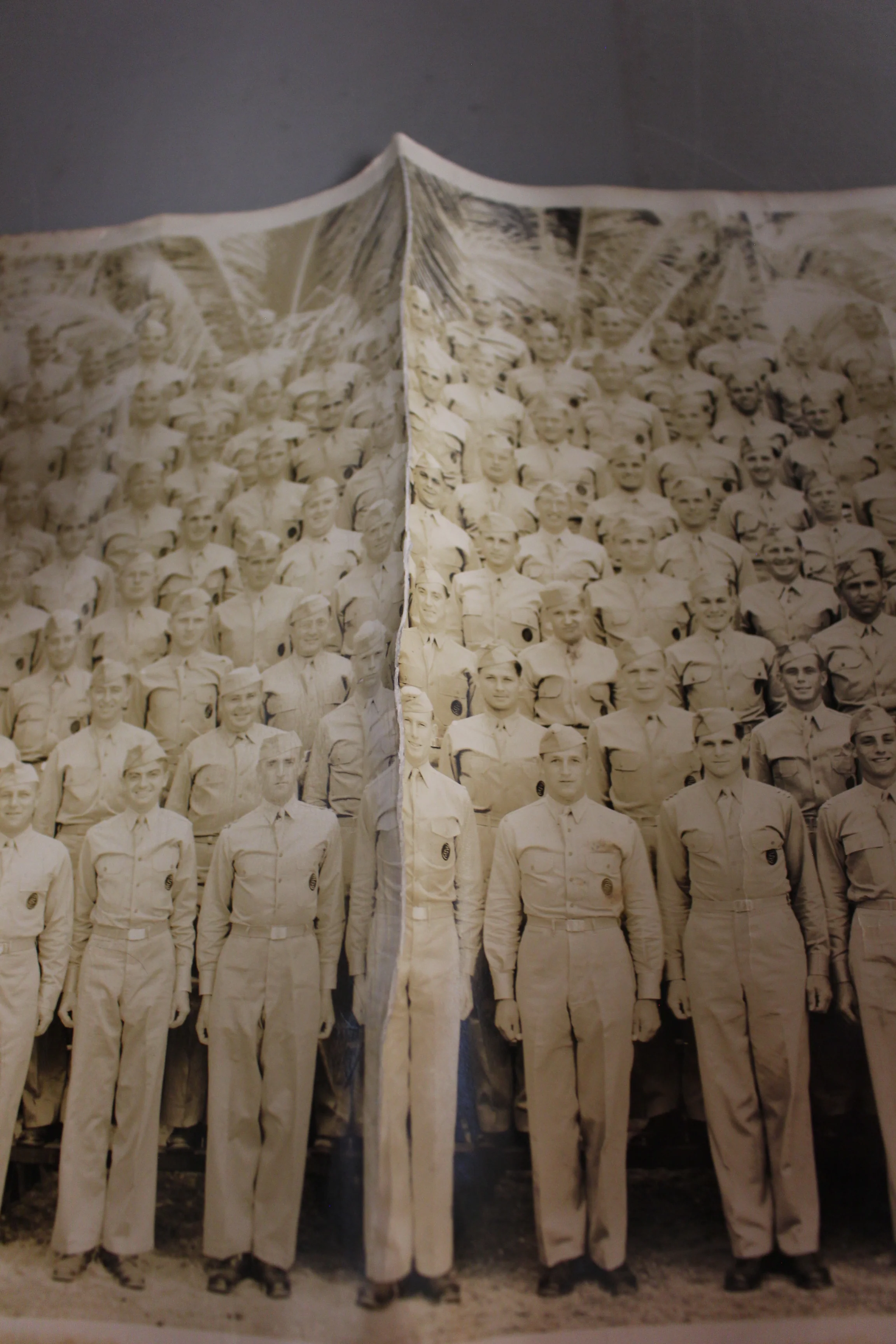 WWII US Army Panoramic Group Photograph Picture - Image 3