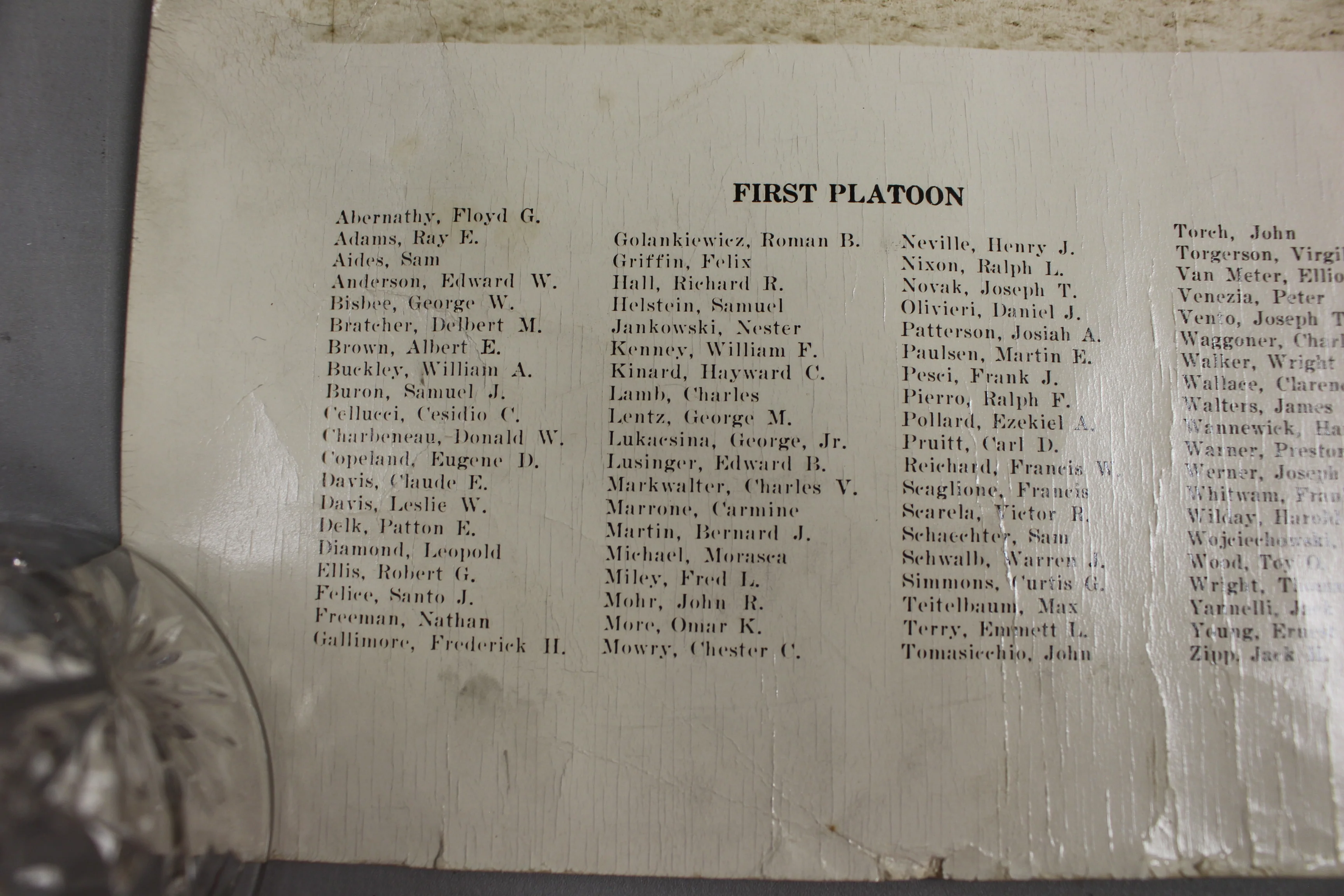 WWII US Army Panoramic Group Photograph Picture - 35" x 10" - Image 8