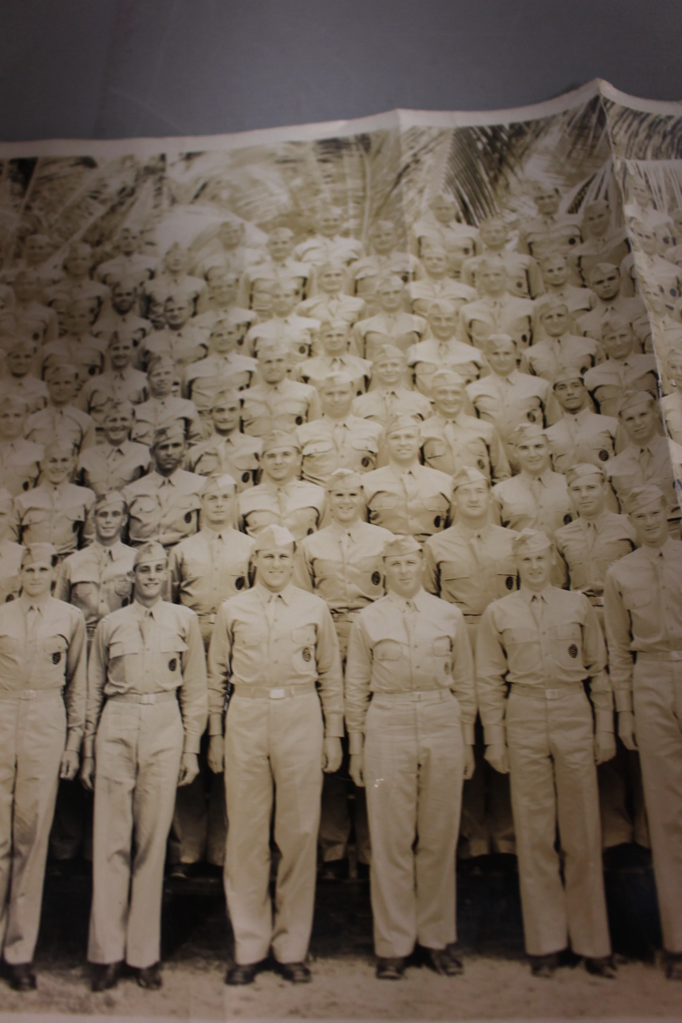WWII US Army Panoramic Group Photograph Picture - Image 7