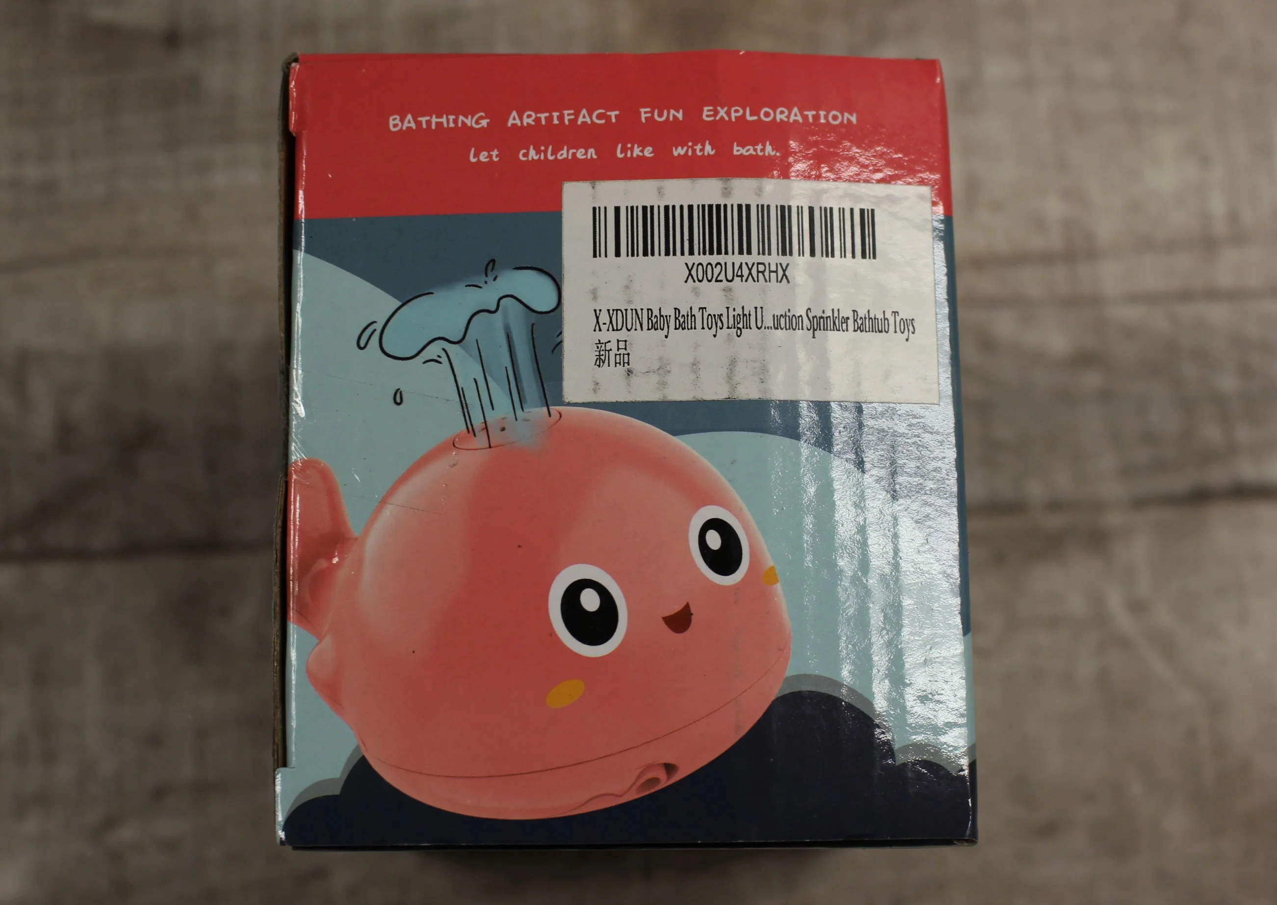 X-XDUN Baby Bath Toys Light Up - Boys Girls Gifts - Sprinkler Whale - New - Image 2