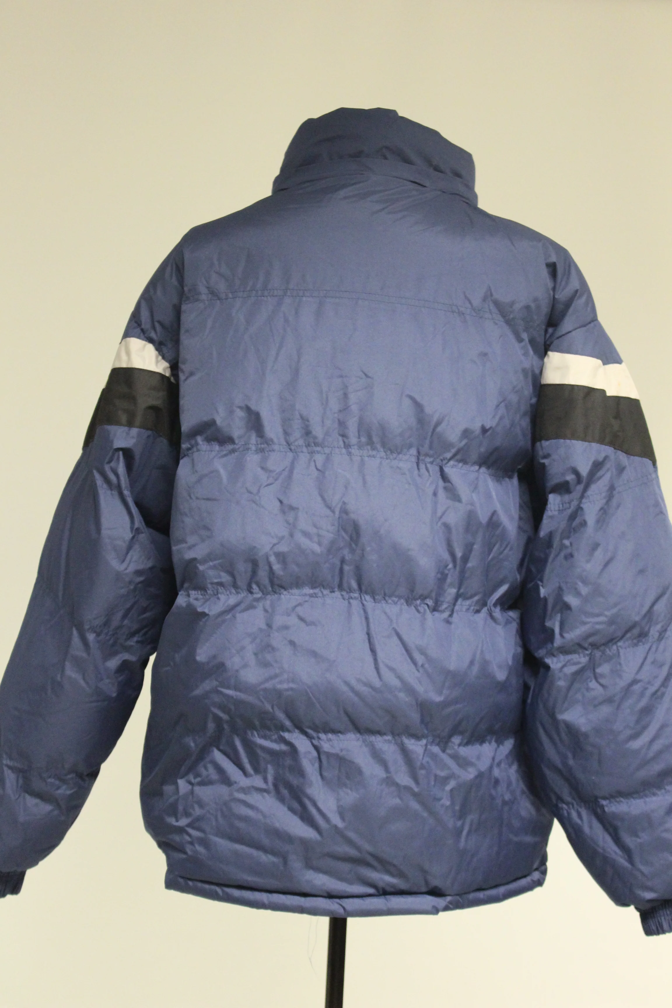 XPBX Basics Puffer Jacket, Blue, Size: XL - Image 2
