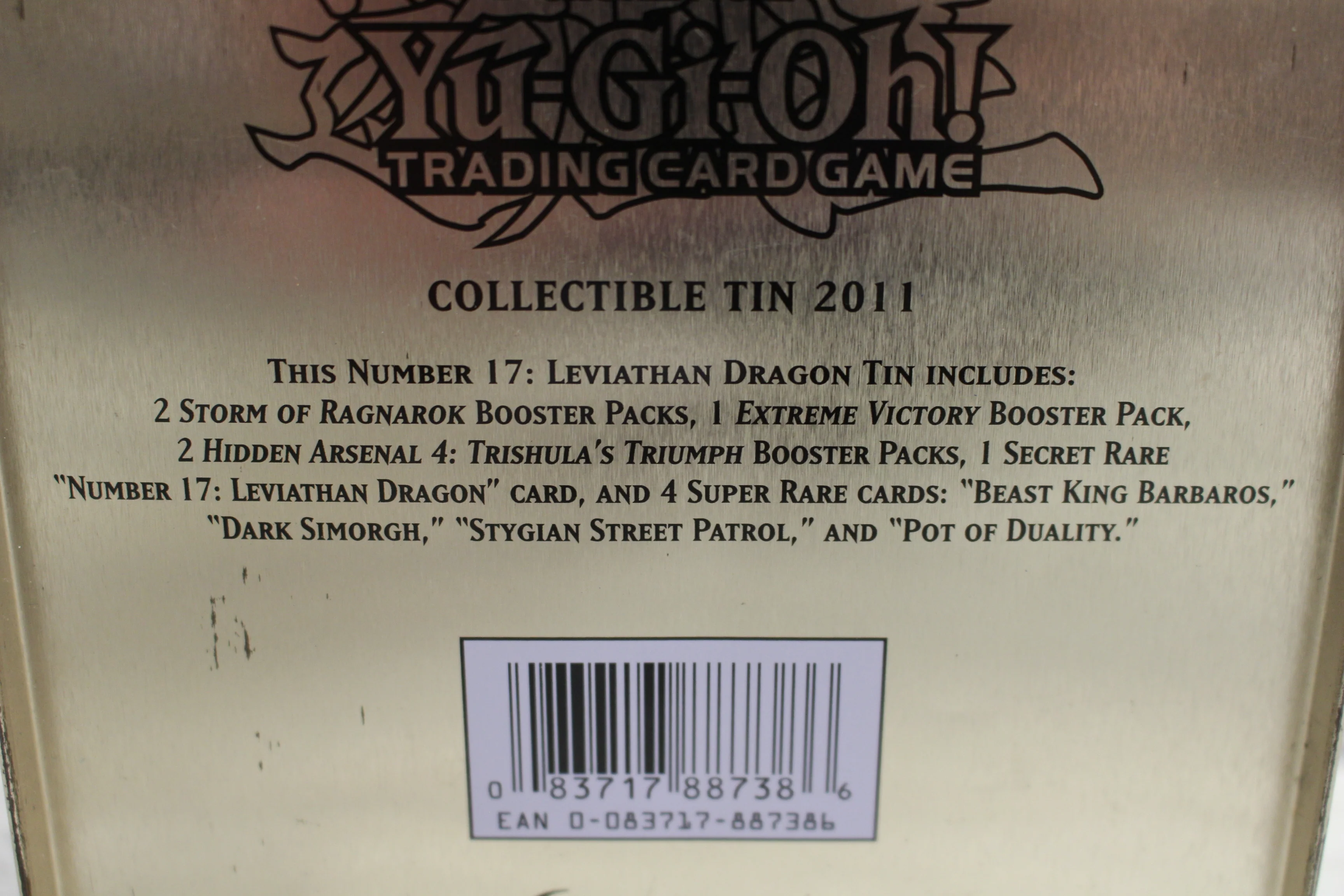 Yu-Gi-Oh! Trading Card Game Tin - Number 17: Leviathan Dragon - Used Empty - Image 5